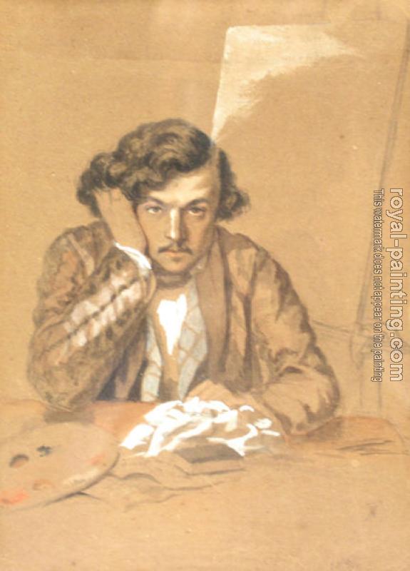 Theodor Aman : Self portrait